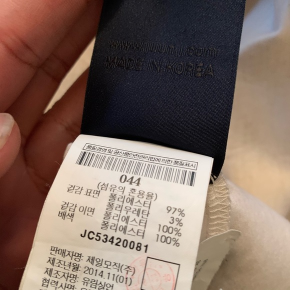 Juun.J Neoprene marble print oversize tee - Picture 6 of 6